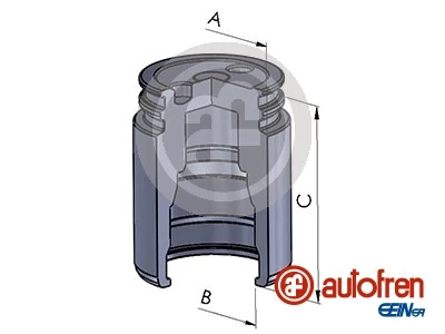 Piston, brake caliper